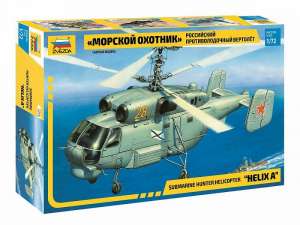 Сборная модель ZVEZDA Российский противолодочный вертолет &quot;Морской охотник&quot;, 1/72