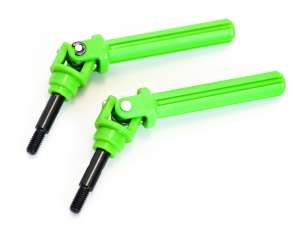 Карданные привода передние для Remo Hobby MMAX, EX3 1/10, тюнинг, зеленые