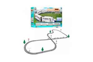 Детская железная дорога Power Train World с детализацией (457 см, на батарейках)