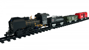 Детская железная дорога на батарейках Classical Train (21 деталь, 4 варианта сборки)